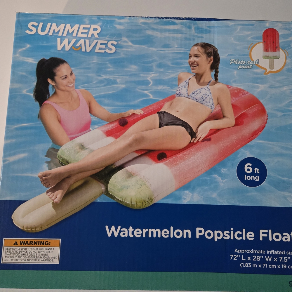 Summer Waves Watermelon Popsicle Float
